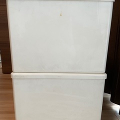 衣装ケースFits 白　2個セットの画像