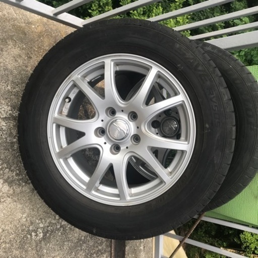 ★ダンロップECRV5054本 215/60/16アルミ114.3/53