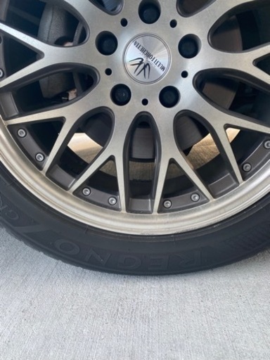 ✨最終値下げ✨BADX マルチフォルケッタ　235\50R18  8J オフセット45  ブリジストン　レグノGRV2 2018年