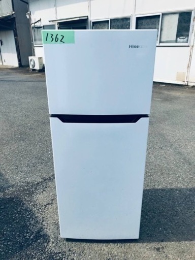 ✨2018年製✨1362番 Hisense✨2ドア冷凍冷蔵庫✨HR-B1201‼️