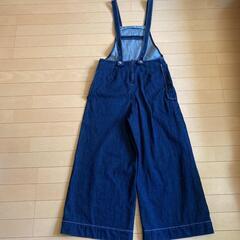 🌈nanashop【美品】SLOBE IENA エプロンデニム サロペット　レディース　大人かわいい(*˘︶˘*).｡*♡ 定価15400円の画像