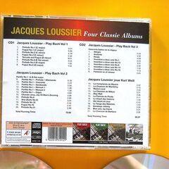 プレーバッハの巨匠ジャック・ルーシェのCD２枚組の画像