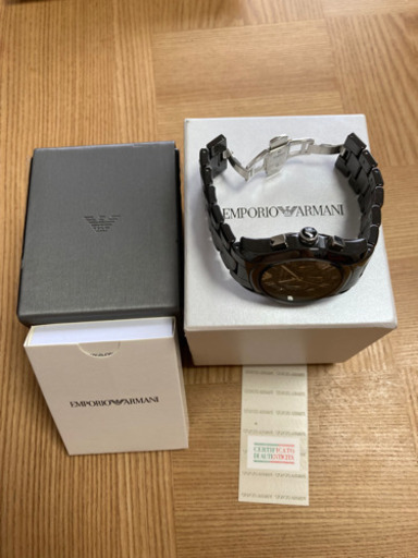 ◆新品未使用品！《EMPORIO ARMANI / エンポリオ アルマーニ》イーグルロゴ 小銭入れ付き 二つ折り財布/サイフ/ウォレット/黒/メンズ EMPORIO ARMANI（デニム⁄ジーンズ）のフリマアイテム一覧