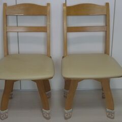 💺ニトリ製 回転式ダイニングチェア ２脚