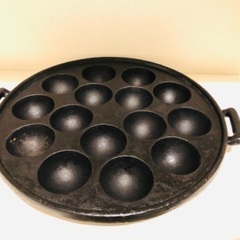 一度に15個作れるたこ焼き鉄鍋