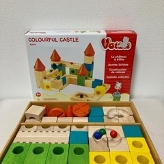知育玩具 木製 voila カラフルキャッスル