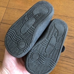 黒靴　14センチ　の画像