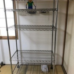 【7/9引き取り予定】メタルラック4段168×91×46の画像