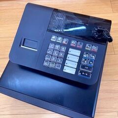 CASIO-カシオ　電子レジスター　17CR　ブラック　簡易動作...