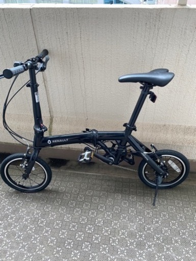 <新品未使用>折り畳み自転車 ルノー　黒