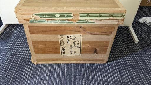 アンティーク　昭和レトロ　木箱　お茶箱