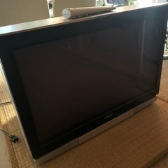 ハイビジョン　ブラウン管テレビの画像
