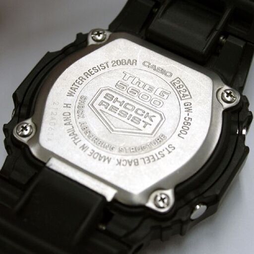動作確認済み CASIO G-SHOCK The G タフソーラー GW-5600J-1JF 電波時計 腕時計 電波受信未確認 カシオ