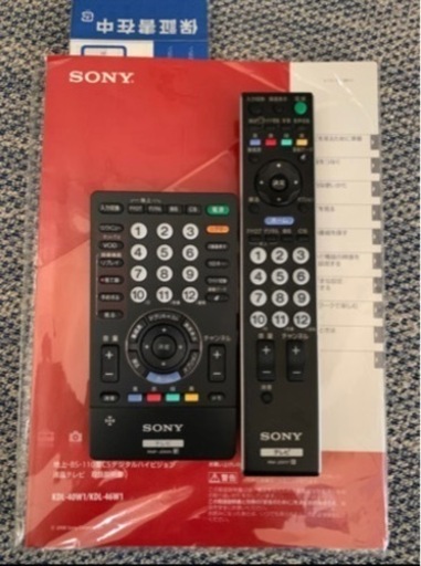 46インチ　Sony BRAVIA KDL-46W1 美品・完動品 説明書・リモコン完備 
