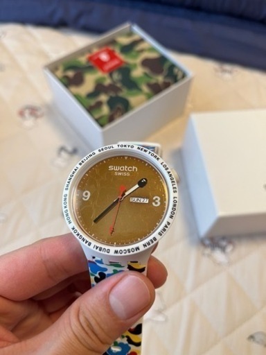 swatch×A BATHING APEコラボウォッチ