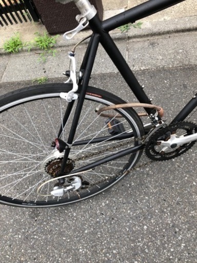 ◆旧車◆クロモリブラックロードバイク