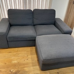 イケア ソファ シーヴィク オットマン付
