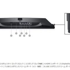 DELL P2421D - 23.8インチ WQHD 外箱・付属品あり（1/2）