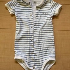 プチバトー男の子用半袖ロンパース（サイズ70くらい）