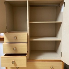 子供洋服タンス　レトロの画像