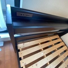 シングルベッド コンセント２個つき スノコタイプの画像