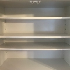 ニトリ　食器棚(レンジボード、炊飯器置きあり)の画像