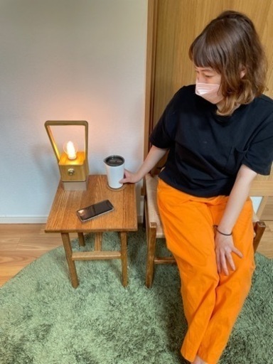 handmade side table(oak)無垢オーク　サイドテーブル