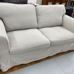 R066 IKEA おしゃれ2P布製ソファ、二人掛けソファ、幅173cm カバーリングタイプ