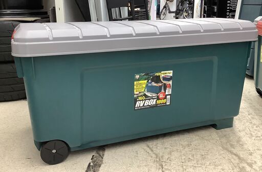 IRIS OHYAMA/アイリスオーヤマ RV-BOX 1000 160L グリーン キャスター付【ユーズドユーズ名古屋天白店】 J1909