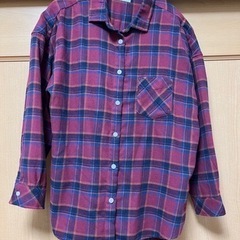 earth music & ecology アース レディース ニットセーター&チェックネルシャツ 2点セットの画像