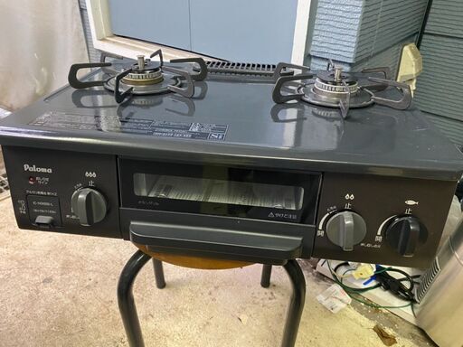 パロマ IC-N36BS-L ガステーブル 2017年製 都市ガス　調理器具 美品　直接引き取り大歓迎‼