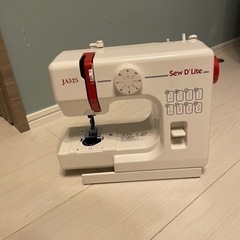 JANOME 電動コンパクトミシン JA525