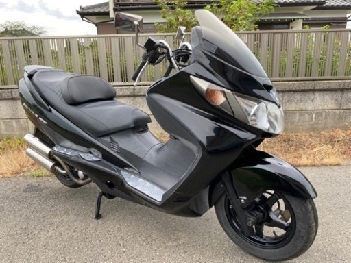 自賠責R5/4☆スカイウェーブ250.CJ43A型☆プラグ・オイル・エレメントなど新品交換^_^色々整備で快調です☆250ccビッグスクーター☆