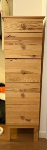 IKEA パイン材引き出しユニット