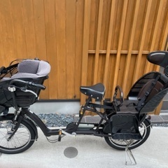 ブリヂストン　子供乗せ自転車　3人乗り　アンジェリーノ　プティット