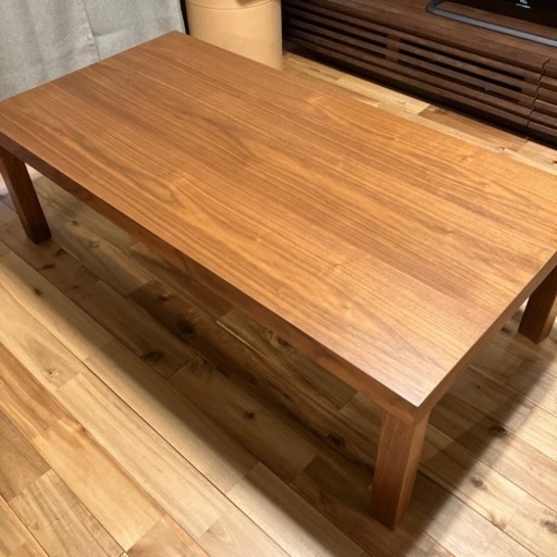 センターテーブル　ローテーブル　ダークブラウン　幅120×60cm