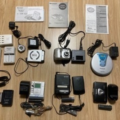 【取引中】【ジャンク品】音楽プレーヤー・カメラいろいろ