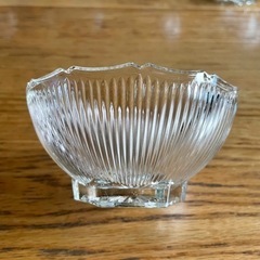 SOGA GLASS 日本製 デザート皿 サラダボウル 小鉢 昭和レトロの画像