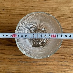 SOGA GLASS 日本製 デザート皿 サラダボウル 小鉢 昭和レトロの画像
