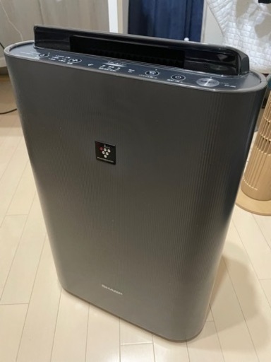 シャープ 加湿 空気清浄機 プラズマクラスター 7000 スタンダード 13畳 / 空気清浄 23畳 2018年モデル グレー KC-J50-H