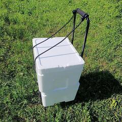折りたたみキャリーカートと発泡スチロールボックスのセット！
