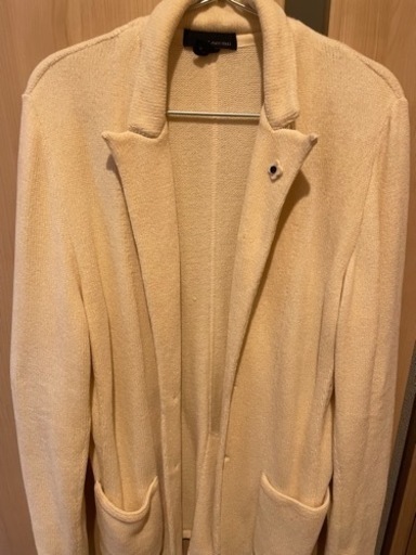 ラルディーニ　ニットジャケット　ホワイト　Sサイズ