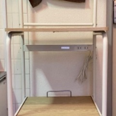 【お譲先決まりました】キッチンラック(炊飯器、レンジなどの置き台に)