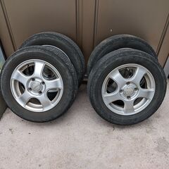 165/65R13 残山かなり多め！エブリィバンDA64Vで使用