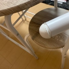 再募集　ダイニングテーブル　セット　ナチョラル　白の画像