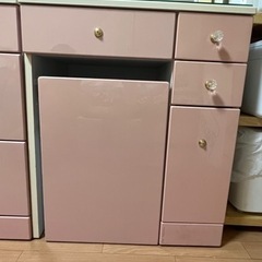 【引取者確定】化粧ドレッサーセット　化粧台　コンセント付の画像