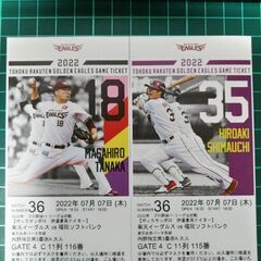 7月7日（木）楽天VSソフトバンク　18：00～