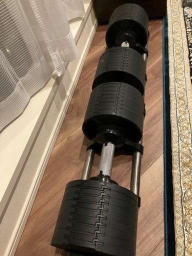 【正規品】ボディテック Bodytech 可変式ダンベル 4㎏刻み 片手Max32kg 2個セット＋専用スタンド付き