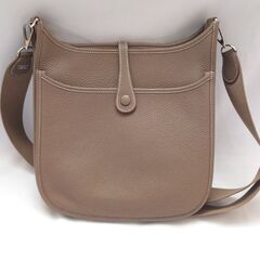 HERMES エルメス エヴリンPM エトゥープ シルバー金具 エブリン