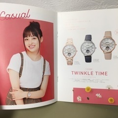 橋本環奈さん　時計カタログ（Angel Heart）の画像